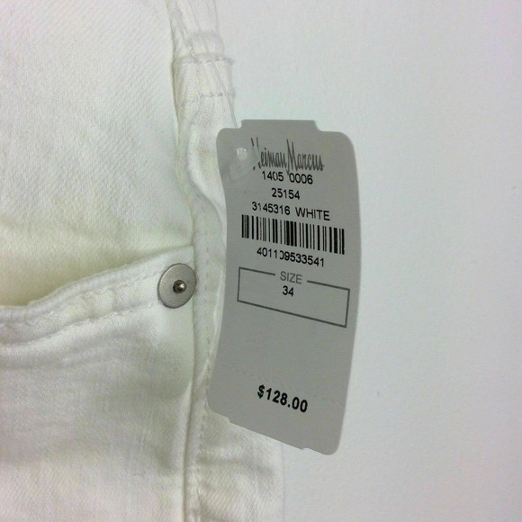 NEW Madewell High Rise Slim Boyjean in Tile White 34 - Picture 9 of 9